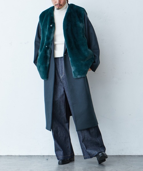 Lui's（ルイス） ベスト FREE ブラック メンズ : ZOZOTOWN Yahoo!店