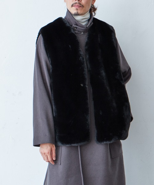 Lui's（ルイス） ベスト FREE ブラック メンズ : ZOZOTOWN Yahoo!店