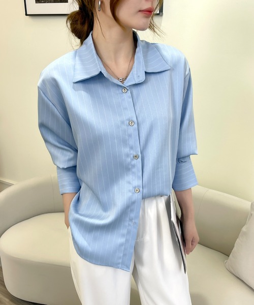 Beststore（ベストストア） ブラウス シャツ 「新色追加」ストライプ 
