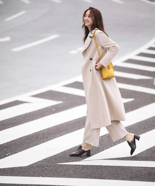 「NATURAL BEAUTY BASIC」 チェスターコート SMALL ベージュ レディース_画像3