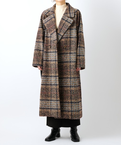 「COLONY 2139」 チェスターコート MEDIUM ネイビー レディース_画像5