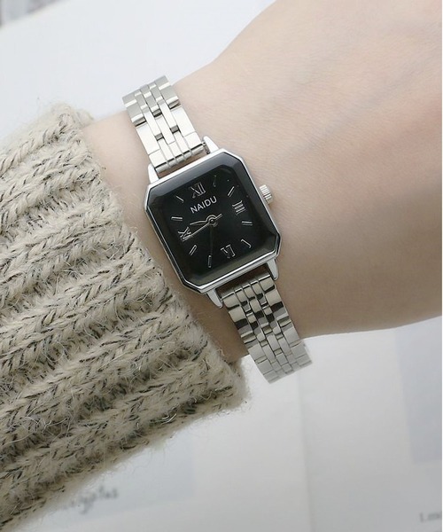 Anytime Songs（エニータイムソングス） 腕時計 クラシカル スクエア