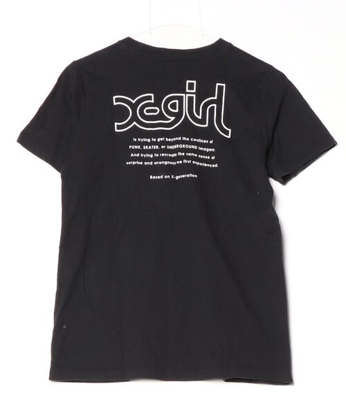 「X-girl」 半袖Tシャツ 2 ブラック レディース