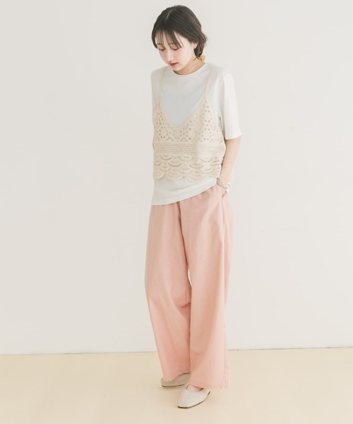 ITEMS URBANRESEARCH tシャツ ニットビスチェTシャツセット
