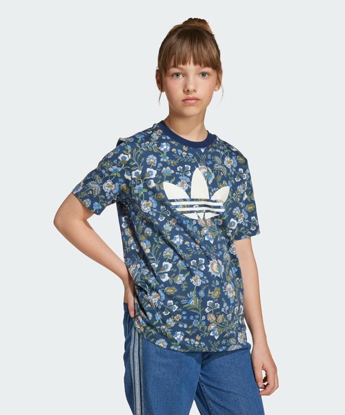 tシャツ adidas Originals × Liberty London カリ半袖Tシャツ / アディダスオリジナルス adidas Origin adidas tシャツ Originals × Liberty London Tシャツ キッズ
