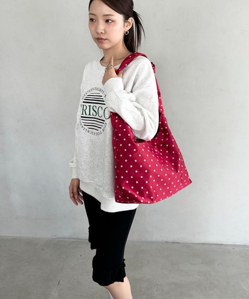 Bamm ショルダーバッグ バッグ ドット柄サテンワンハンドルショルダー