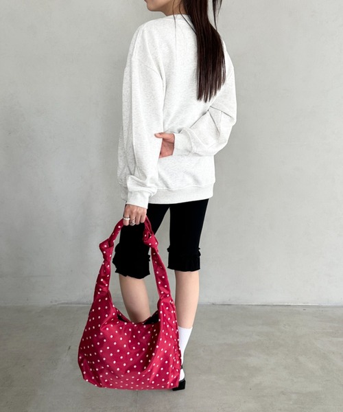 Bamm ショルダーバッグ バッグ ドット柄サテンワンハンドルショルダー