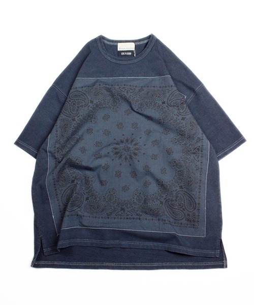 「Universal Style Wear」 半袖Tシャツ MEDIUM ネイビー メンズ