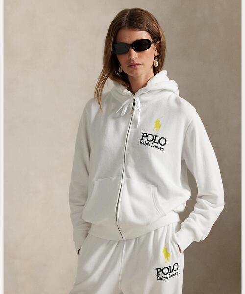 新品 Polo Ralph Laurenビッグポニーオーバーサイズフーディ POLO RALPH LAUREN パーカー Big Pony ライトウェイト フリース