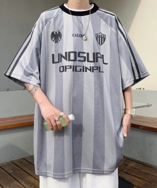 「NOWLE」 半袖Tシャツ LARGE グレー メンズ