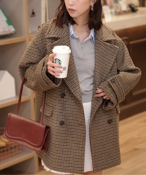 FREE'S MART（フリーズマート） ピーコート pコート 2WAYメルトンP