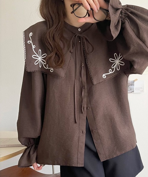 mily bilet ブラウス シャツ 「mily bilet」クラシカルさとモダンさを