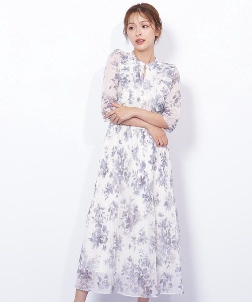 JILL by JILL STUARTフラワーロングワンピと他2点 JILL by JILL STUART｜ぼかしフラワープリントワンピース