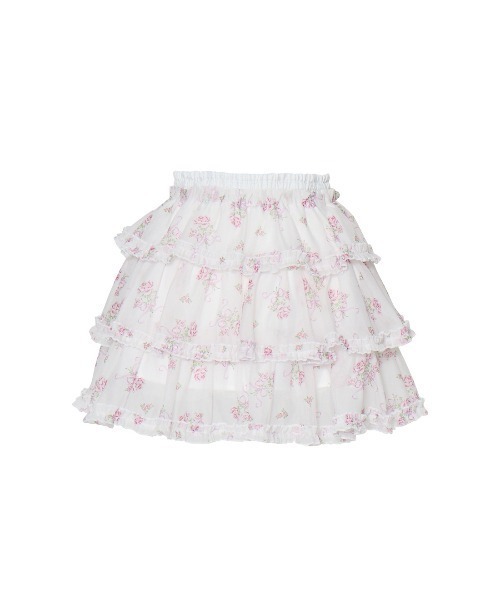 Fiorforte スカート Ribbon rose garden skirt : ZOZOTOWN Yahoo!店