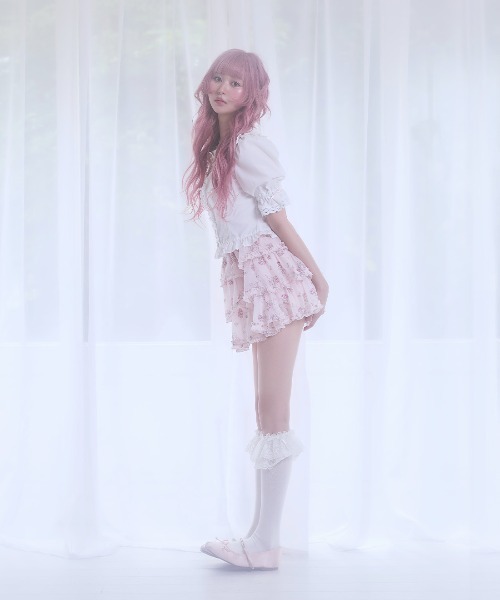 Fiorforte スカート Ribbon rose garden skirt : ZOZOTOWN Yahoo!店