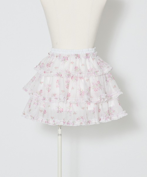 Fiorforte スカート Ribbon rose garden skirt : ZOZOTOWN Yahoo!店