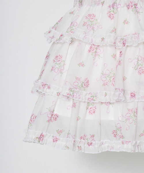 Fiorforte スカート Ribbon rose garden skirt : ZOZOTOWN Yahoo!店