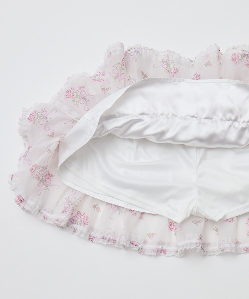 Fiorforte スカート Ribbon rose garden skirt : ZOZOTOWN Yahoo!店