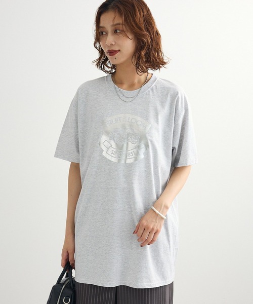 FRUIT OF THE LOOM（フルーツオブザルーム） tシャツ 箔ロゴptTEE