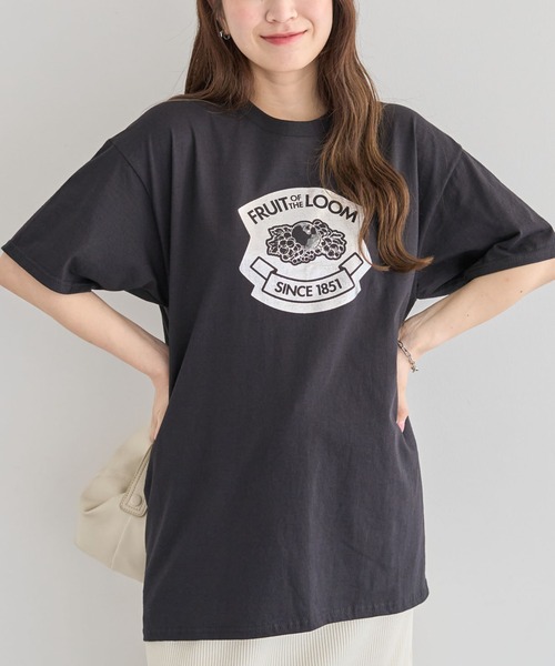 FRUIT OF THE LOOM（フルーツオブザルーム） tシャツ 箔ロゴptTEE