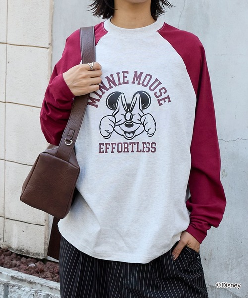 Disney（ディズニー） tシャツ 「Disney」別注 ミニーマウス オールド