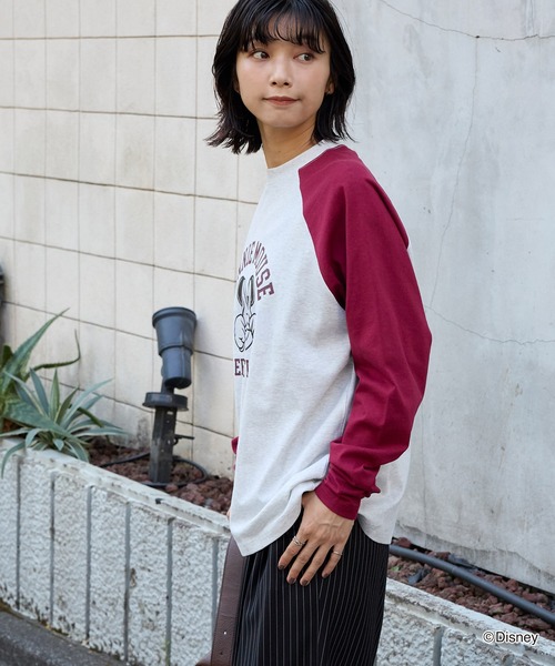 Disney（ディズニー） tシャツ 「Disney」別注 ミニーマウス オールド