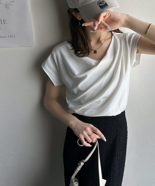 「classicalelf」 ノースリーブトップス SMALL オフホワイト レディース_画像5