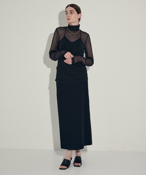 「CITY」 タイトスカート 1 ブラウン レディース_画像2