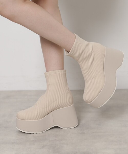 ESPERANZA（エスペランサ） ブーツ スタイルぐんっとアップ！厚底