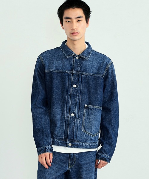 EDWIN（エドウィン） デニムジャケット SMALL ブルー メンズ