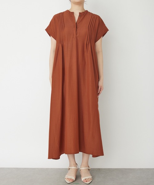 「un dix cors」 半袖ワンピース FREE ブラック レディース_画像6