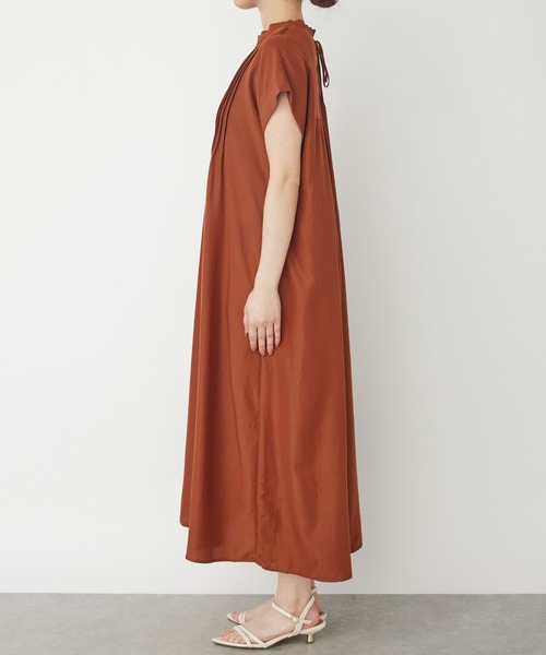 「un dix cors」 半袖ワンピース FREE ブラック レディース_画像7