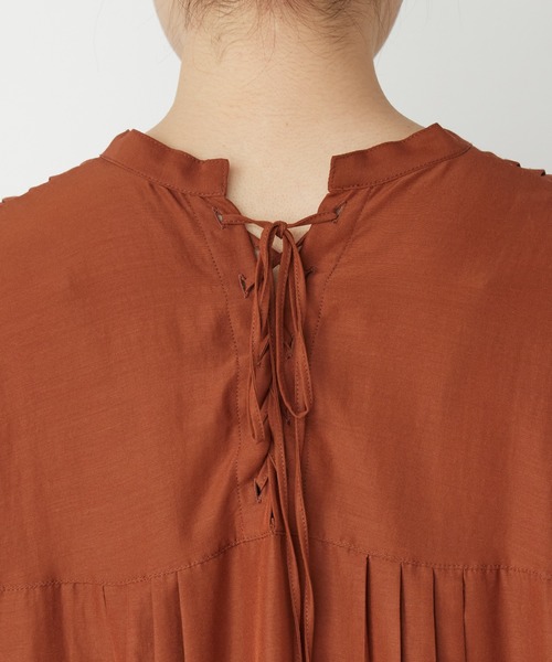 「un dix cors」 半袖ワンピース FREE ブラック レディース_画像9