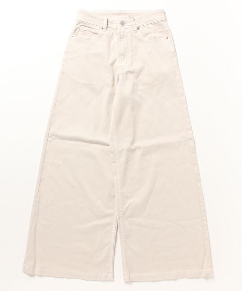 「PICCADILLY」 ブーツカットパンツ M ベージュ レディース_画像2