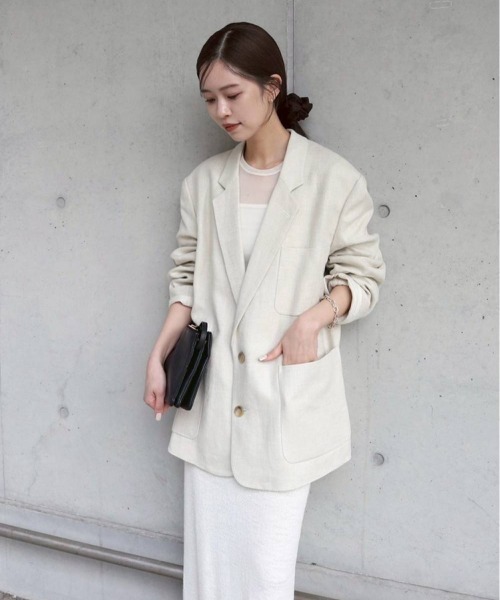 TODAYFUL ジャケット テーラードジャケット Boyfriend Linen Jacket