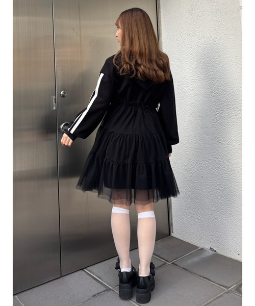 CALNAMUR（カルナムール） ワンピース 2WAYチュールオーバースウェット