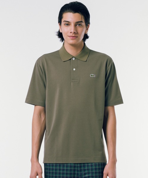 「LACOSTE」 半袖ポロシャツ 5 モスグリーン メンズ