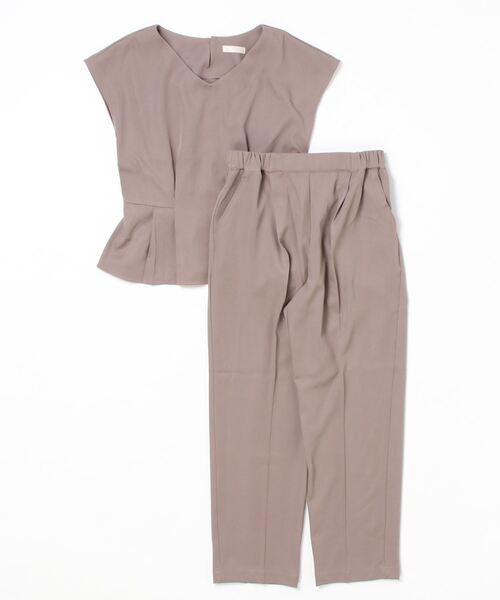 「BEAMS HEART」 セットアップ FREE モカ レディース_画像2