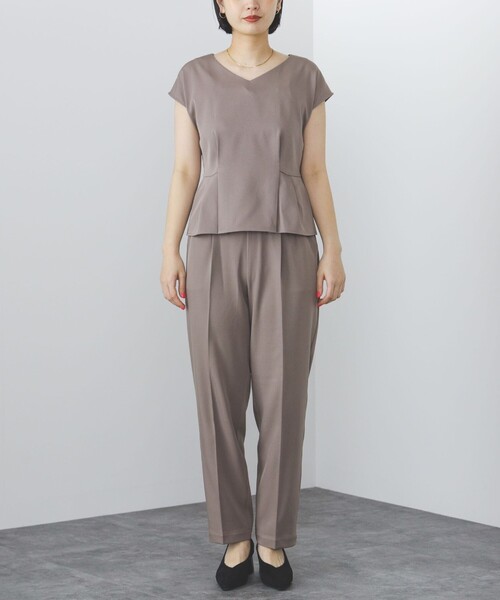 「BEAMS HEART」 セットアップ FREE モカ レディース_画像8