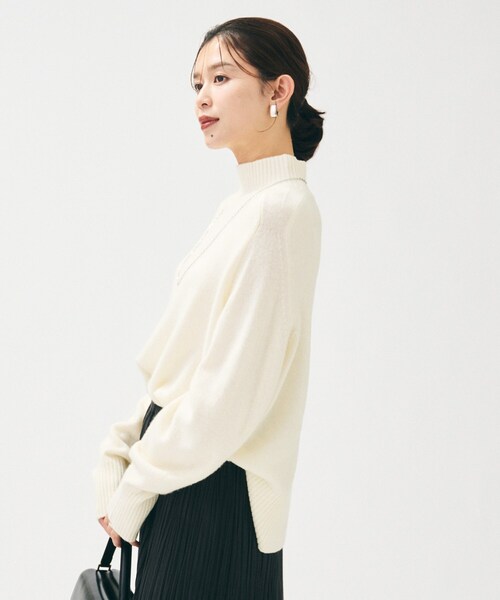 UNTITLED（アンタイトル） ニット セーター 「8色展開/洗える」ウール