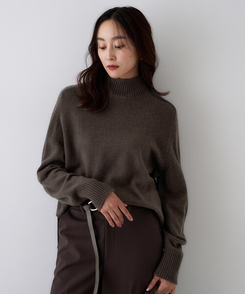 UNTITLED（アンタイトル） ニット セーター 「8色展開/洗える」ウール