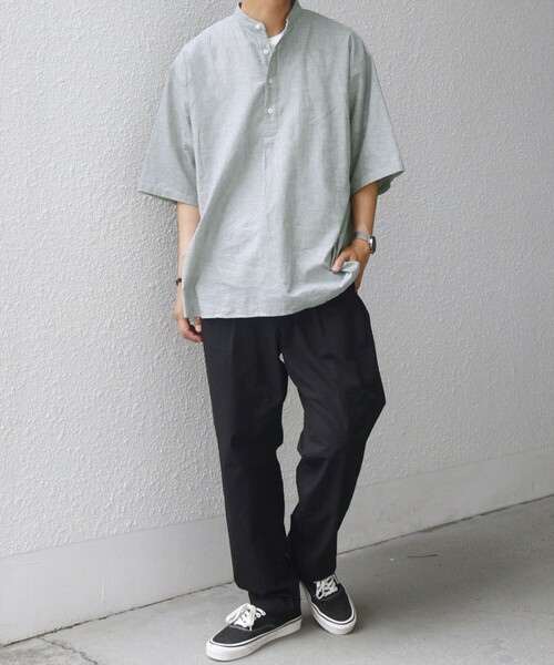 「SHIPS any」 半袖シャツ X-LARGE ネイビー メンズ_画像8