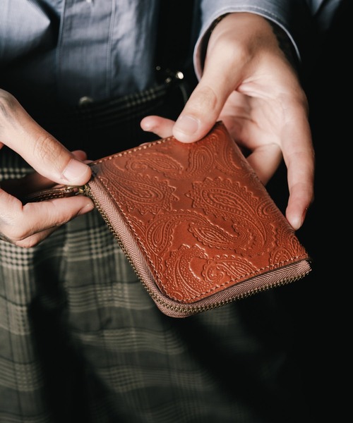 Subciety（サブサエティ） 財布 Paisley leather wallet メンズ