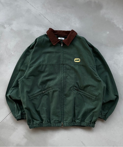 Perushu ブルゾン　グリーン Perushu 「Perushu」 ジップアップブルゾン LARGE グリーン メンズ