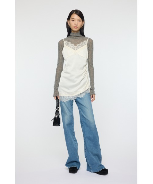 MOUSSY（マウジー） ワンピース DOT SATIN キャミドレス : ZOZOTOWN