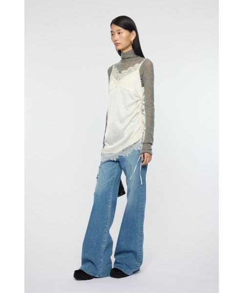 MOUSSY（マウジー） ワンピース DOT SATIN キャミドレス : ZOZOTOWN
