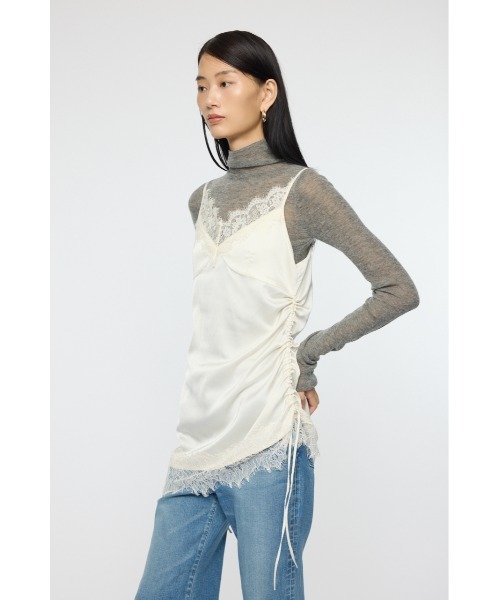 MOUSSY（マウジー） ワンピース DOT SATIN キャミドレス : ZOZOTOWN