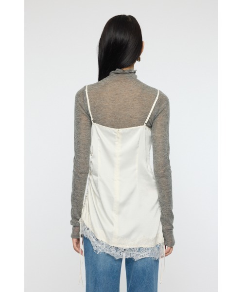 MOUSSY（マウジー） ワンピース DOT SATIN キャミドレス : ZOZOTOWN
