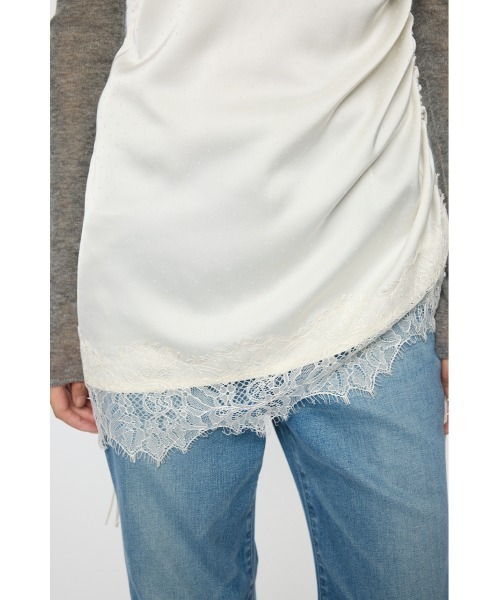 MOUSSY（マウジー） ワンピース DOT SATIN キャミドレス : ZOZOTOWN