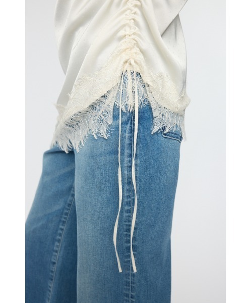 MOUSSY（マウジー） ワンピース DOT SATIN キャミドレス : ZOZOTOWN